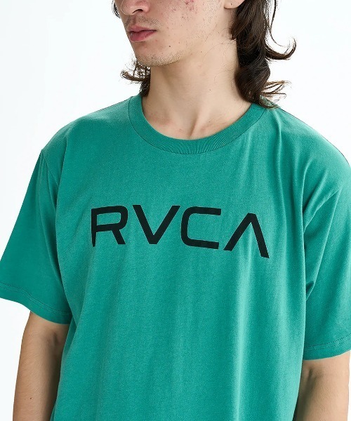 RVCA(ルーカ)の「RVCA メンズ RVCA PFP SS Tシャツ 【2025年夏モデル】/ルーカ半袖ロゴTシャツ(Tシャツ/カットソー・メンズ・グリーン系その他/ピンク/ホワイト/ブラック・SMALL/MEDIUM/X-LARGE/LARGE)」の14枚目の写真