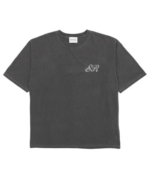 SHORT ROUND(ショートラウンド)の「SHORT ROUND/ピグメントラメプリントT(Tシャツ/カットソー・メンズ・スミクロ・MEDIUM/LARGE)」の16枚目の写真