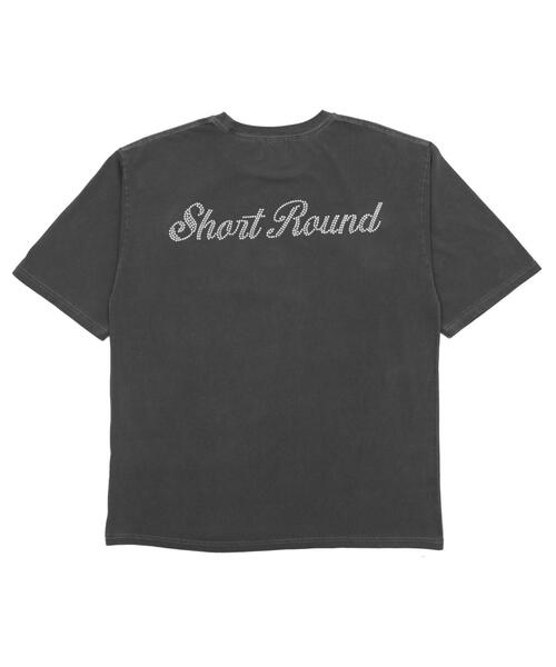 SHORT ROUND(ショートラウンド)の「SHORT ROUND/ピグメントラメプリントT(Tシャツ/カットソー・メンズ・スミクロ・MEDIUM/LARGE)」の17枚目の写真