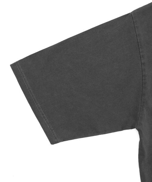 SHORT ROUND(ショートラウンド)の「SHORT ROUND/ピグメントラメプリントT(Tシャツ/カットソー・メンズ・スミクロ・MEDIUM/LARGE)」の21枚目の写真