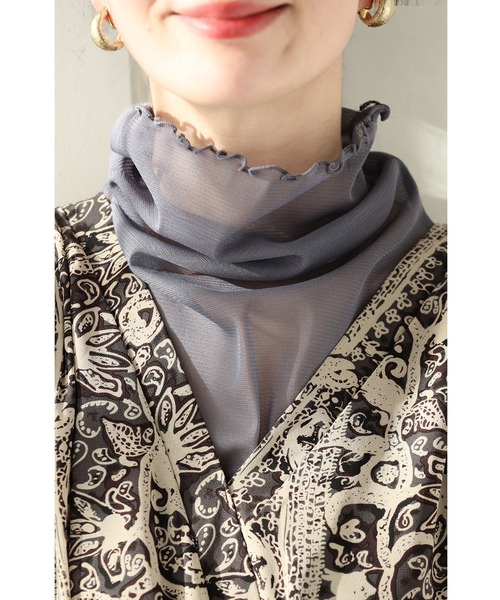 cawaii(カワイイ)の「手持ち服にちょい足し ノースリヴェール(Tシャツ/カットソー・レディース・ブラック/ホワイト/オレンジ/チャコールグレー/グリーン/ベージュ・FREE)」の4枚目の写真