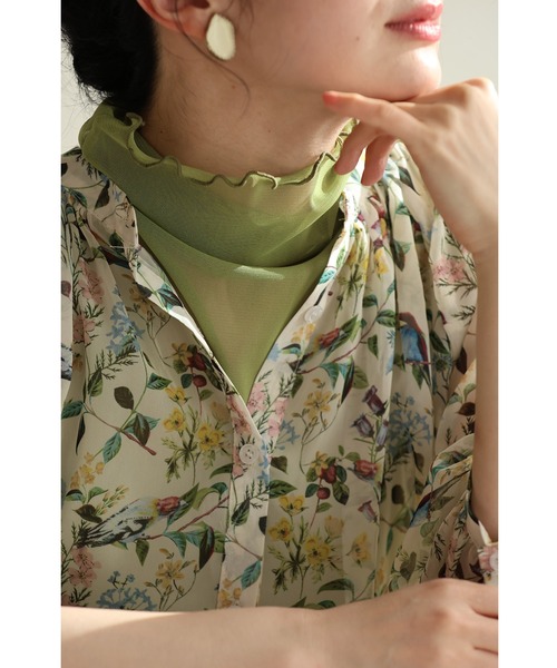 cawaii(カワイイ)の「手持ち服にちょい足し ノースリヴェール(Tシャツ/カットソー・レディース・ブラック/ホワイト/オレンジ/チャコールグレー/グリーン/ベージュ・FREE)」の6枚目の写真