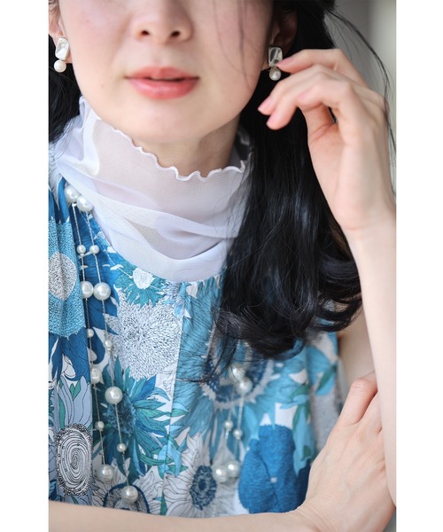 cawaii(カワイイ)の「手持ち服にちょい足し ノースリヴェール(Tシャツ/カットソー・レディース・ブラック/ホワイト/オレンジ/チャコールグレー/グリーン/ベージュ・FREE)」の10枚目の写真