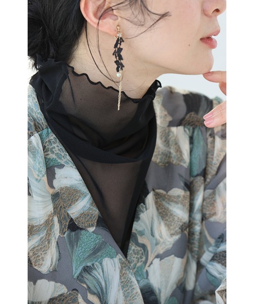 cawaii(カワイイ)の「手持ち服にちょい足し ノースリヴェール(Tシャツ/カットソー・レディース・ブラック/ホワイト/オレンジ/チャコールグレー/グリーン/ベージュ・FREE)」の11枚目の写真