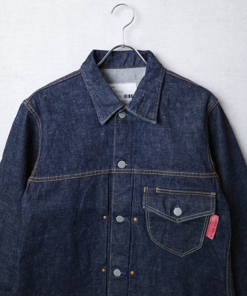 KATO`（カトー）の「【KATO'/カトー】13AW ONE WASH DENIM JACKET Gジャン J48AOW（デニムジャケット・メンズ・ライトブルー・MEDIUM/SMALL）」の2枚目の写真