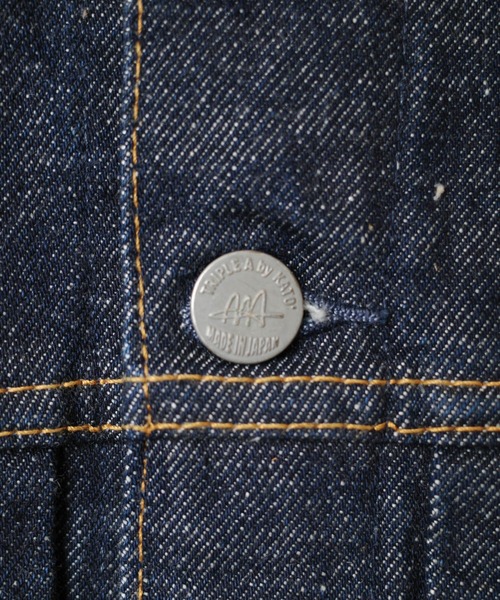 KATO`（カトー）の「【KATO'/カトー】13AW ONE WASH DENIM JACKET Gジャン J48AOW（デニムジャケット・メンズ・ライトブルー・MEDIUM/SMALL）」の7枚目の写真