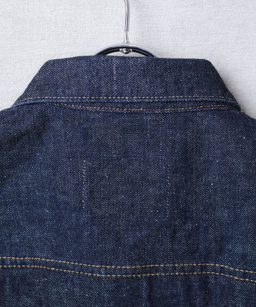 KATO`（カトー）の「【KATO'/カトー】13AW ONE WASH DENIM JACKET Gジャン J48AOW（デニムジャケット・メンズ・ライトブルー・MEDIUM/SMALL）」の10枚目の写真