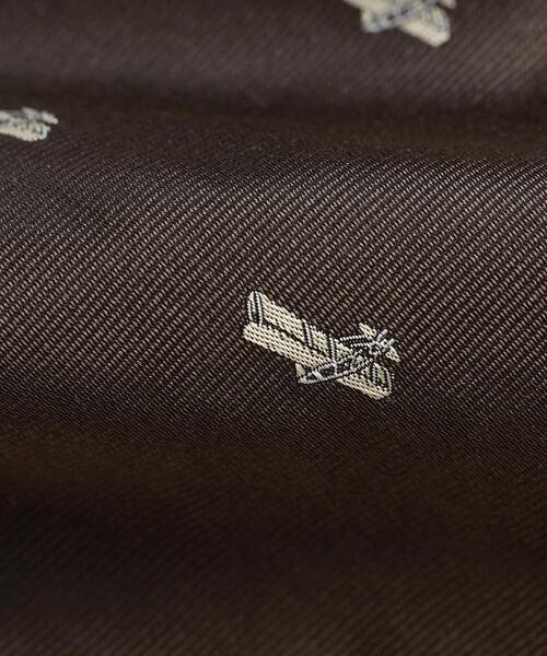 RRL ダブルアールエル ハンドメイド ネクタイ ハンドメイド エアプレーンモチーフ シルク ネクタイ（ネクタイ