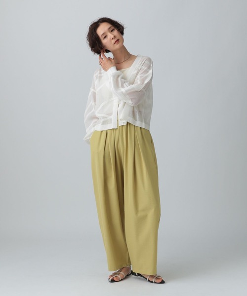 LEPSIM（レプシィム）の「12ゲージニュアンス柄カーディガン　329498（カーディガン/ボレロ・レディース・ブラック/オフホワイト/ブルー・FREE）」の13枚目の写真