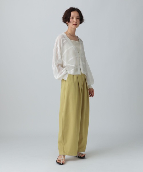 LEPSIM（レプシィム）の「12ゲージニュアンス柄カーディガン　329498（カーディガン/ボレロ・レディース・ブラック/オフホワイト/ブルー・FREE）」の14枚目の写真