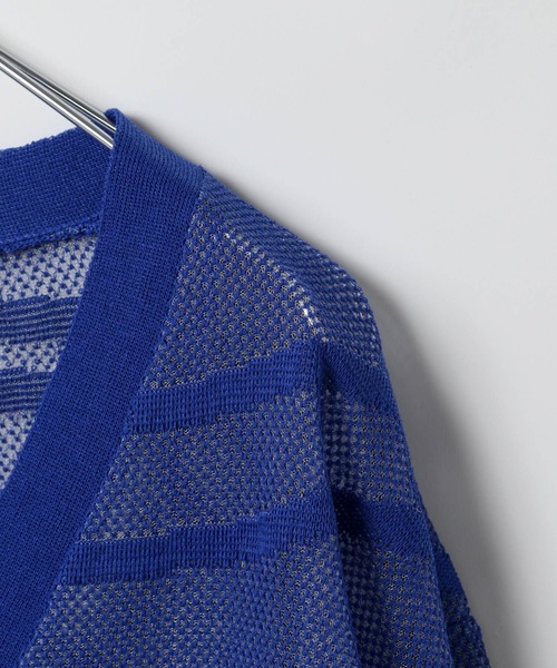 LEPSIM（レプシィム）の「12ゲージニュアンス柄カーディガン　329498（カーディガン/ボレロ・レディース・ブラック/オフホワイト/ブルー・FREE）」の19枚目の写真