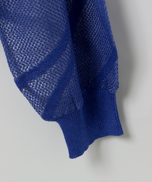 LEPSIM（レプシィム）の「12ゲージニュアンス柄カーディガン　329498（カーディガン/ボレロ・レディース・ブラック/オフホワイト/ブルー・FREE）」の20枚目の写真