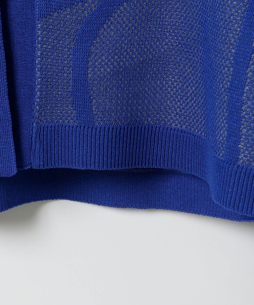 LEPSIM（レプシィム）の「12ゲージニュアンス柄カーディガン　329498（カーディガン/ボレロ・レディース・ブラック/オフホワイト/ブルー・FREE）」の21枚目の写真