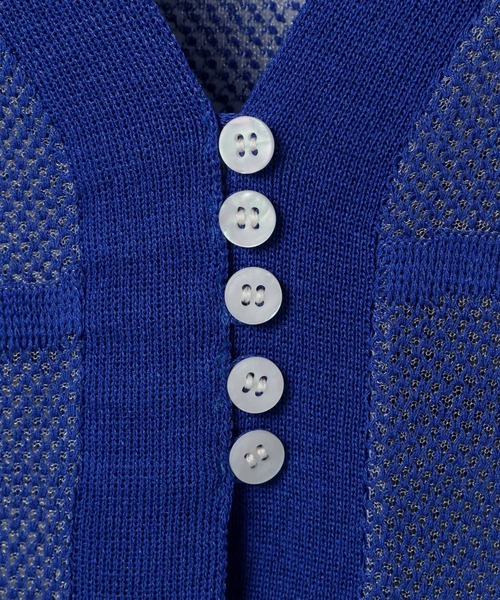 LEPSIM（レプシィム）の「12ゲージニュアンス柄カーディガン　329498（カーディガン/ボレロ・レディース・ブラック/オフホワイト/ブルー・FREE）」の22枚目の写真