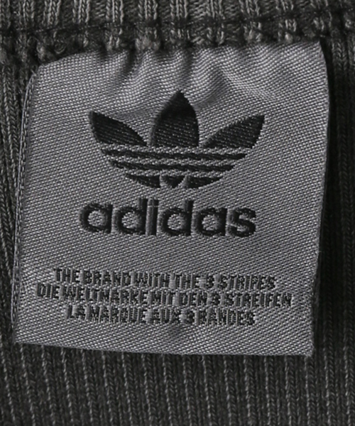 adidas(アディダス)の「adidas/アディダス ショートスリーブリブTシャツ(Tシャツ/カットソー・レディース・ブラック/アイボリー・MEDIUM)」の9枚目の写真