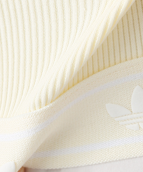 adidas(アディダス)の「adidas/アディダス ショートスリーブリブTシャツ(Tシャツ/カットソー・レディース・ブラック/アイボリー・MEDIUM)」の6枚目の写真
