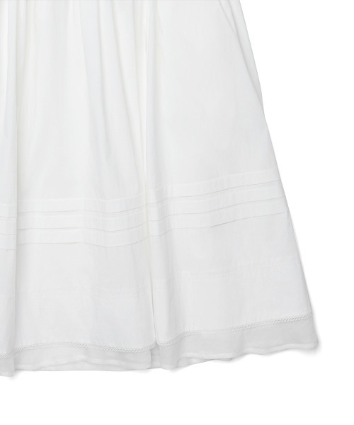 clor(クロル)の「COTTON FLARE SKIRT(スカート・レディース・ブルー/ホワイト/ネイビー・M/S)」の7枚目の写真