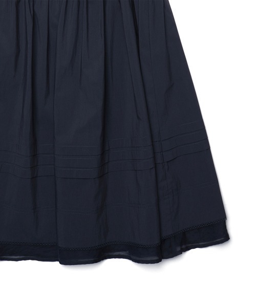 clor(クロル)の「COTTON FLARE SKIRT(スカート・レディース・ブルー/ホワイト/ネイビー・M/S)」の14枚目の写真
