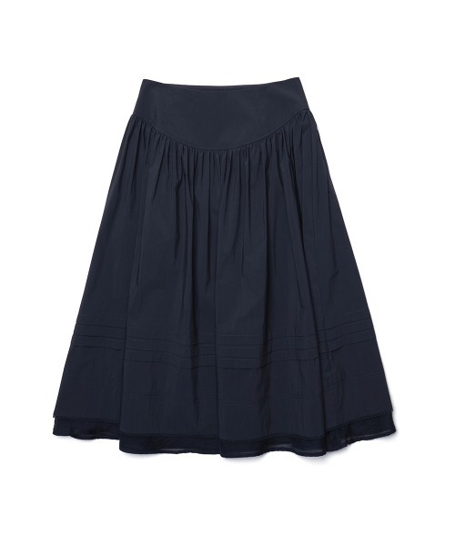 clor(クロル)の「COTTON FLARE SKIRT(スカート・レディース・ブルー/ホワイト/ネイビー・M/S)」の11枚目の写真
