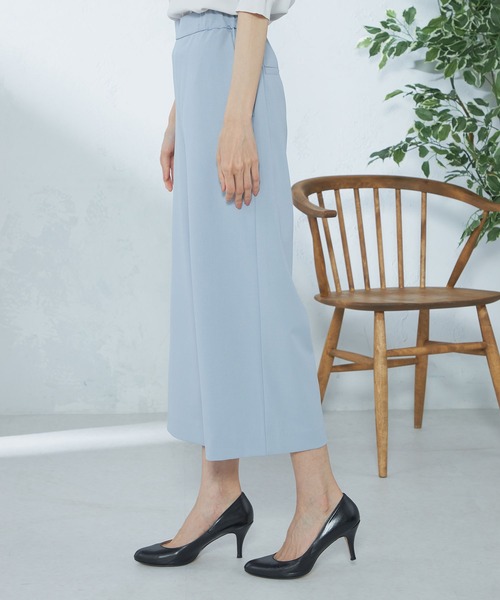 GALLORIA(ギャローリア)の「【キレメクパンツ】2wayストレッチ ワイドパンツ(その他パンツ・レディース・ライトベージュ/ライトブルー/ネイビー・LL/S/M/L)」の9枚目の写真