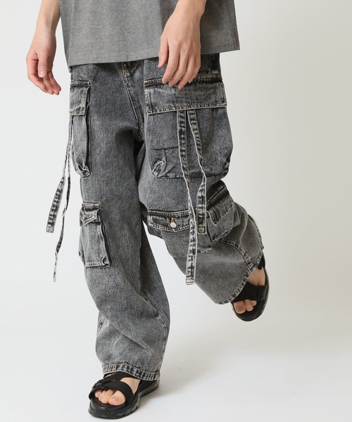 ワイドデニムテクノパンツ 10.5ozデニム（デニムパンツ
