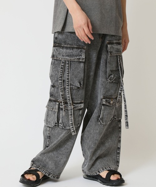 ワイドデニムテクノパンツ 10.5ozデニム（デニムパンツ