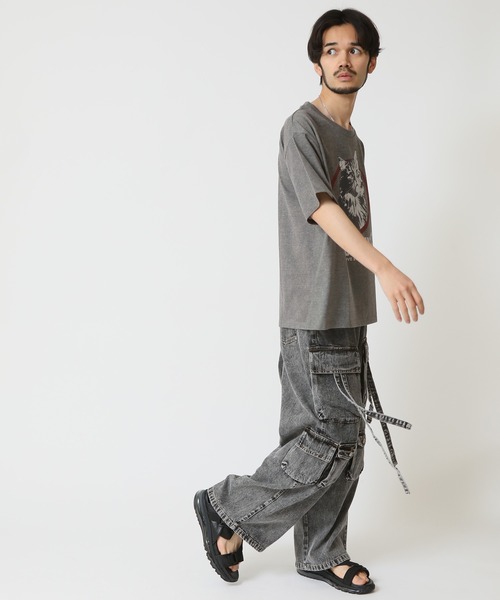 完売品　THEREDTHREAD    デニム　パンツ　M THEREDTHREAD / ザレッドスレッド】S lace up denim 1