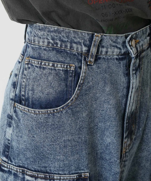 ARCADE(アーケード)の「ワイドデニムテクノパンツ 10.5ozデニム HALHAM(デニムパンツ・メンズ・ブルー/ブラック・L/XL/M)」の18枚目の写真