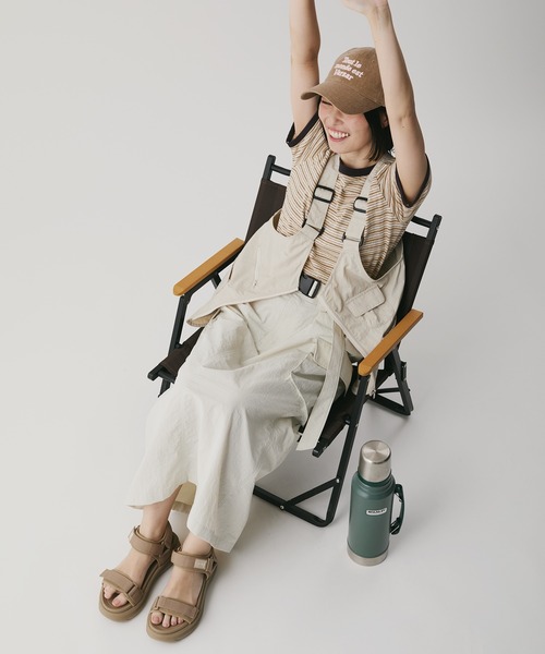 SHAKA(シャカ)の「SHAKA サンダル NEO BUNGY S GES ネオバンジー S GESソール(サンダル・レディース・キナリ/ブラック/ナチュラル・23/25/27/28/24/26)」の6枚目の写真