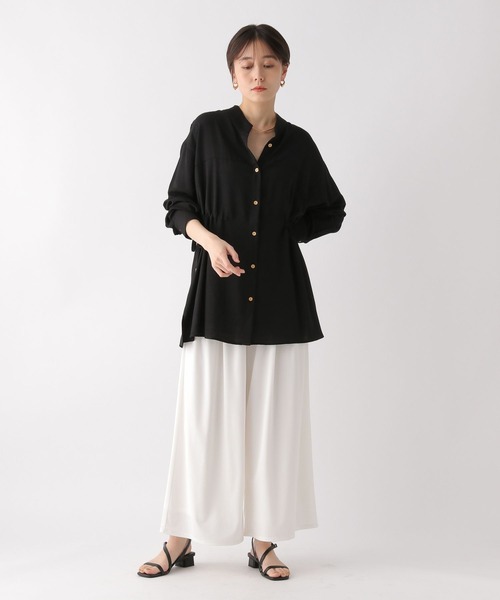 Elura（エルーラ）の「サマーイージーケアワイドパンツ〈低身長サイズあり〉/450749（その他パンツ・レディース・ホワイト/ブラック/カーキ・FREE(S)/LARGE/MEDIUM）」の10枚目の写真