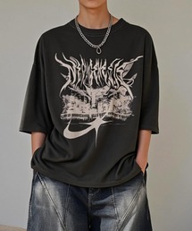 ARULE（アルール）の「A'GEM/9 × .kom 『ARULE/アルール』 プリントTシャツ（Tシャツ/カットソー）」