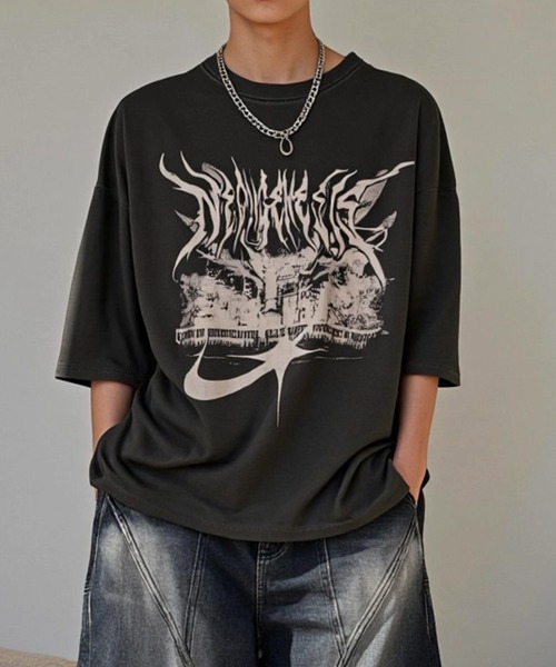 tシャツ A'GEM/9 × .kom 「ARULE/アルール」 /キリストTシャツ レディース A'GEM/9 × .kom 『ARULE/アルール』 /キリストTシャツ ARULE│A