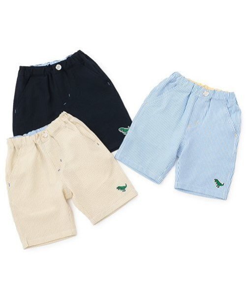 kladskap(クレードスコープ)の「恐竜ワンポイント6分丈パンツ(その他パンツ・キッズ・ベージュ/サックスブルー/ネイビー・110cm/120cm/90cm/100cm/130cm)」の16枚目の写真