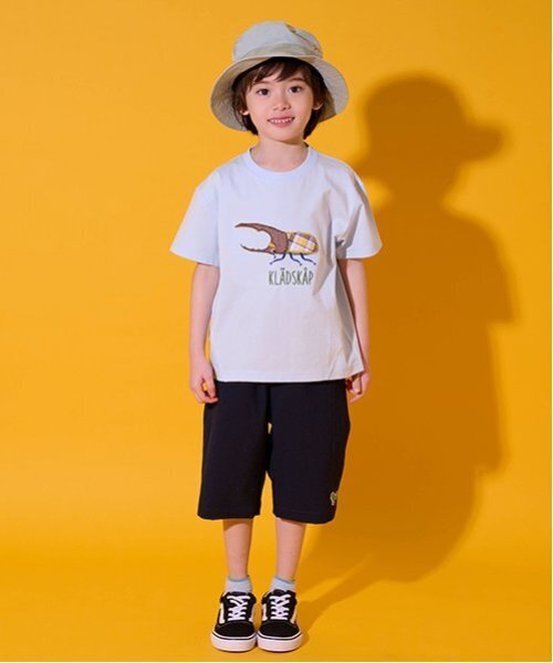 kladskap(クレードスコープ)の「恐竜ワンポイント6分丈パンツ(その他パンツ・キッズ・ベージュ/サックスブルー/ネイビー・110cm/120cm/90cm/100cm/130cm)」の7枚目の写真
