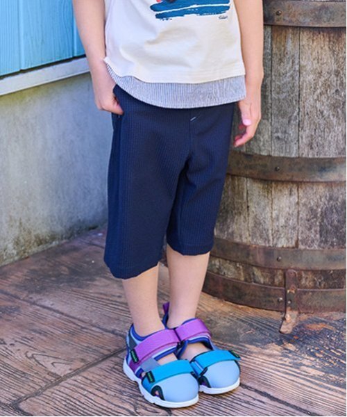 kladskap(クレードスコープ)の「恐竜ワンポイント6分丈パンツ(その他パンツ・キッズ・ベージュ/サックスブルー/ネイビー・110cm/120cm/90cm/100cm/130cm)」の5枚目の写真