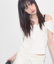 FANCY CLUB/ファンシークラブ BIRD COWL SLEEVELESS フードトップス 秋物 秋服 2026年秋冬