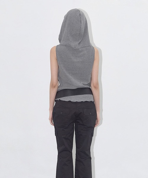 FANCY CLUB/ファンシークラブ BIRD COWL SLEEVELESS フード