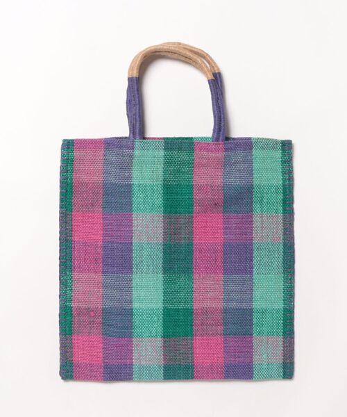 ACCOMMODE（アコモデ）の「TARANGO JUTE/マドラストート（ショルダーバッグ・レディース・オレンジ/ブルー・FREE）」の3枚目の写真