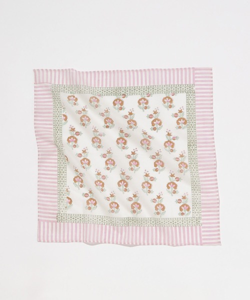 GEORGE'S（ジョージズ）の「ブロックプリントハンカチ（ハンカチ/ハンドタオル・レディース・ホワイト系その他/ホワイト/その他3/その他2/その他1・FREE）」の14枚目の写真