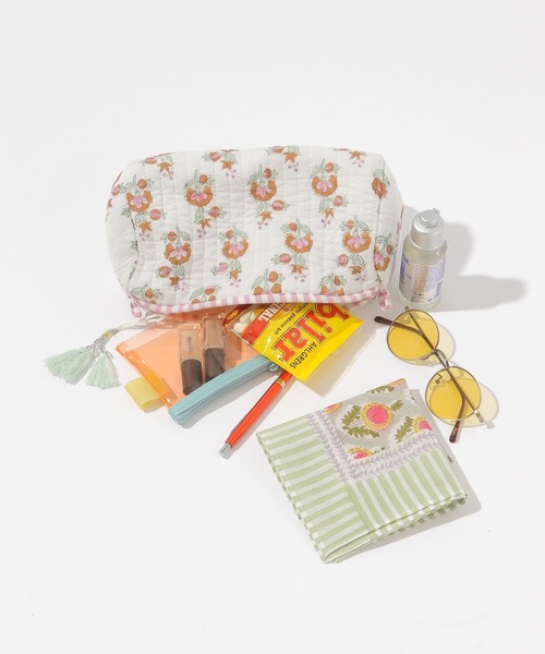 GEORGE'S（ジョージズ）の「ブロックプリントハンカチ（ハンカチ/ハンドタオル・レディース・ホワイト系その他/ホワイト/その他3/その他2/その他1・FREE）」の7枚目の写真