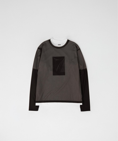 SLEEVE LAYERED SHEER SHIRT（Tシャツ/カットソー）｜LAPIIS