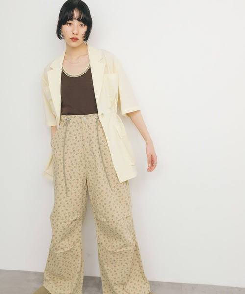 KBF（ケイビーエフ）の「ポケットディティールジャケット（その他アウター・レディース・アイボリー/キャメル・ONE）」の9枚目の写真