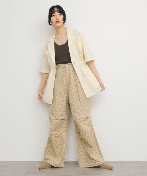 KBF（ケイビーエフ）の「ポケットディティールジャケット（その他アウター・レディース・アイボリー/キャメル・ONE）」の10枚目の写真