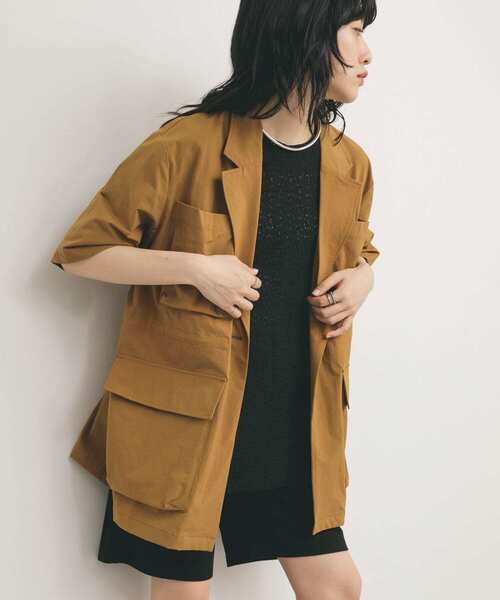 KBF（ケイビーエフ）の「ポケットディティールジャケット（その他アウター・レディース・アイボリー/キャメル・ONE）」の17枚目の写真