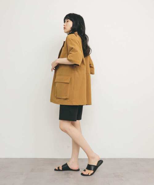 KBF（ケイビーエフ）の「ポケットディティールジャケット（その他アウター・レディース・アイボリー/キャメル・ONE）」の19枚目の写真