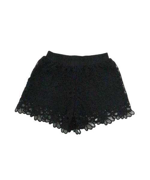 JilLA(ジルア)の「Flower Lace Short pants / フラワーレースショートパンツ(スウェットパンツ・レディース・ホワイト/ブラック・FREE)」の22枚目の写真