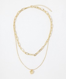 FOREVER 21 | ２連ハートネックレス(ネックレス)