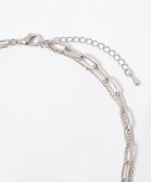 FOREVER 21(フォーエバー トゥエンティーワン)の「2連ハートネックレス(ネックレス・レディース・シルバー/ゴールド・FREE)」の4枚目の写真