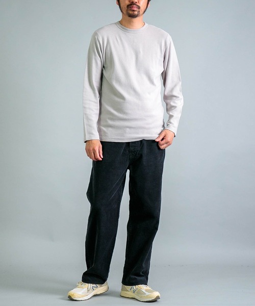 OMNIGOD（オムニゴッド）の「[OMNIGOD mens / オムニゴッド] KLフライス ロングスリーブＴシャツ（Tシャツ/カットソー・メンズ・ブラック/グリーン/ホワイト/ライトグレー・4/2/3）」の11枚目の写真