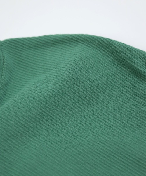 OMNIGOD（オムニゴッド）の「[OMNIGOD mens / オムニゴッド] KLフライス ロングスリーブＴシャツ（Tシャツ/カットソー・メンズ・ブラック/グリーン/ホワイト/ライトグレー・4/2/3）」の9枚目の写真